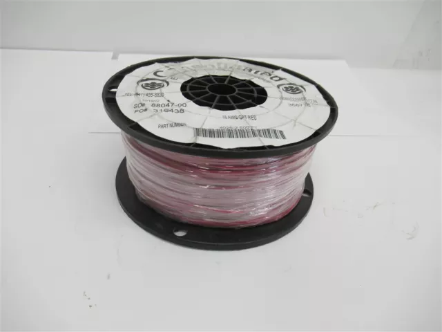 Consolidated 4026-2 500 , 18 AWG , 1 Conductor GPT Wire (RED)(500 FT)