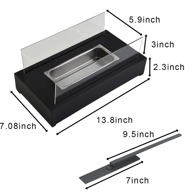 Fireplace Table Glass Top Burner Fireplace Require Electric Safer Table