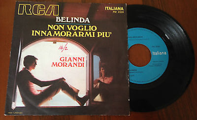 45 Giri - Gianni Morandi - Belinda / Non Voglio Innamorarmi Piu'