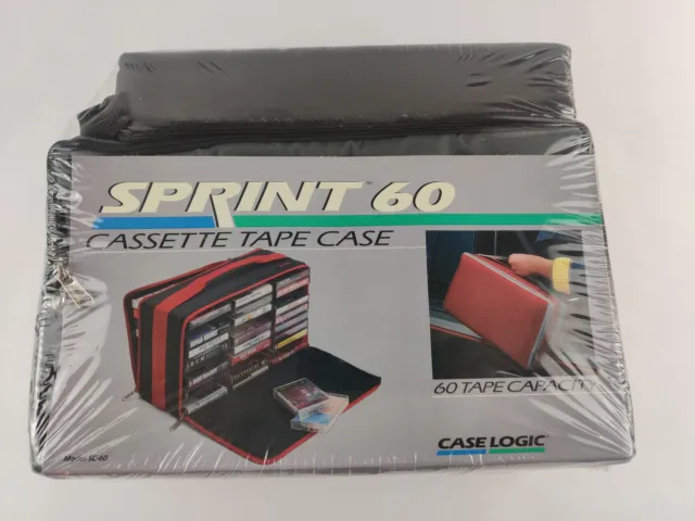 NEW SEALED - Case Logic Sprint 60 Audio Cassette Tape Holder Storage Carrier