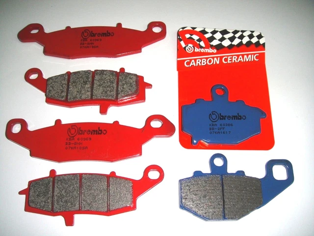 Brembo Set 4 BREMSBELÄGE Vorne Sa Rot Kawasaki Z1000/Se Jahr 2013