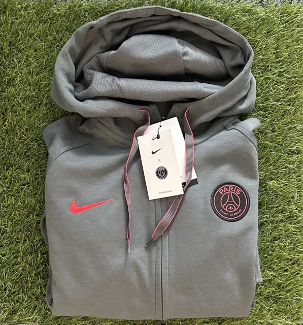 NIKE Paris Saint-Germain PSG French Terry Travel Hoodie Sweatshirt [DB7821-025]