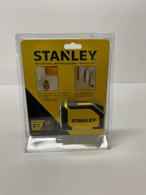 STANLEY Manual Wall Laser Level NEW Factory Sealed STHT77148