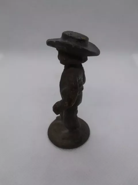 VINTAGE CAST IRON Boy With Hat Figure $14.99 - PicClick