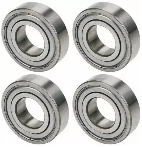 606 ZZ 6mm Ball Bearing aka 606ZZ or 606-ZZ. 6mmX17mmX6mm New!!! Pack of 4