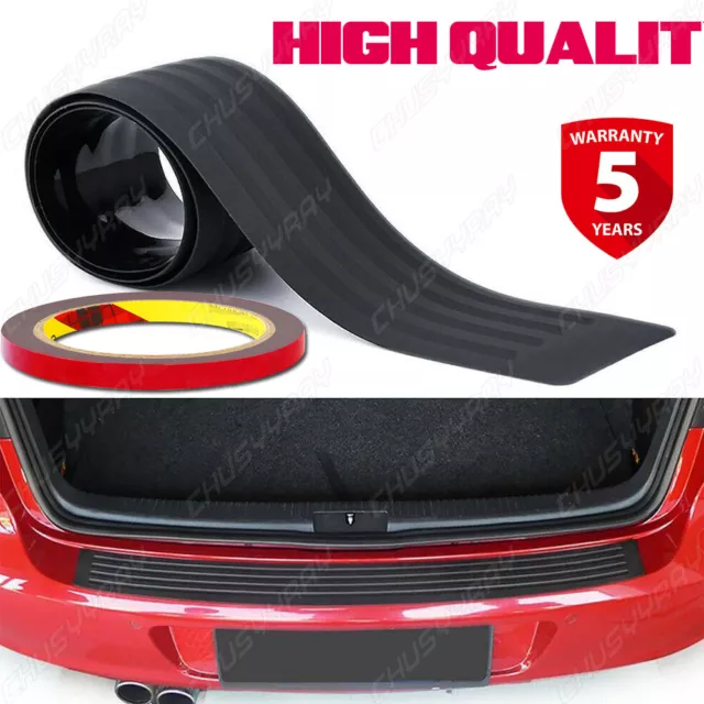 4D Car Door Pedal Rear Bumper Trunk Tail Lip Carbon Fiber Protect Sticker Covers