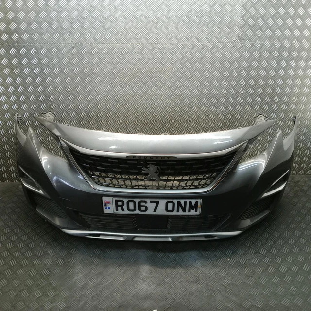 PEUGEOT 3008 BUMPER Front Platinum Grey Evl Gt Visual Assistance Mk2 ...