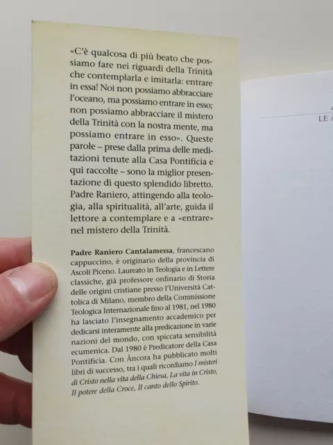 libro Contemplando la Trinità Cantalamessa Raniero Ancora 2002 * 2
