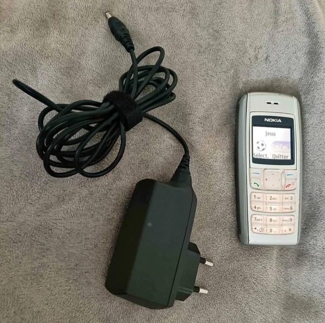 Nokia 1600 Vintage Débloqué – Téléphone D’époque En Bon état Avec Chargeur Inclus