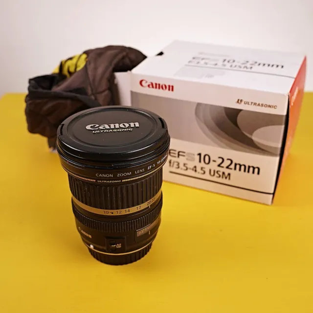 obiettivo canon oltrasonic efs 10-22mm