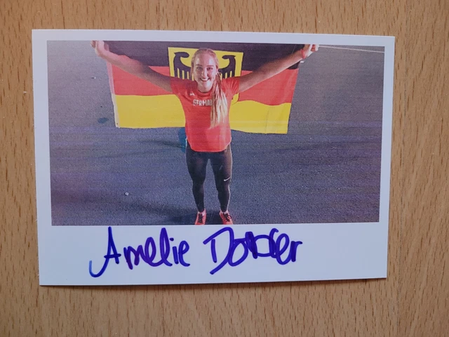 Ilona Gussenbauer Autogrammkarte Original Signiert Leichtathletik + A