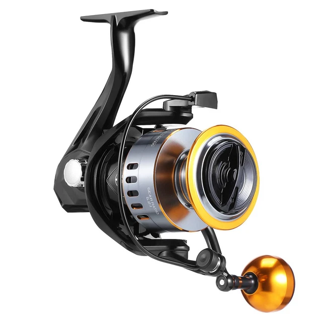 WUGPISEN Moulinet De Pêche Spinning Ultraléger – 5.2:1, Frein 15LB, Bobine Alu, Interchangeable Gauche/droite, Pour Carpe Et Eau Douce