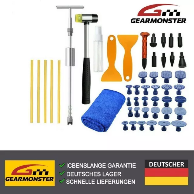 50x Ausbeulwerkzeug Dellenlifter Reparatur Set Auto Beulen Werkzeug Gleithammer