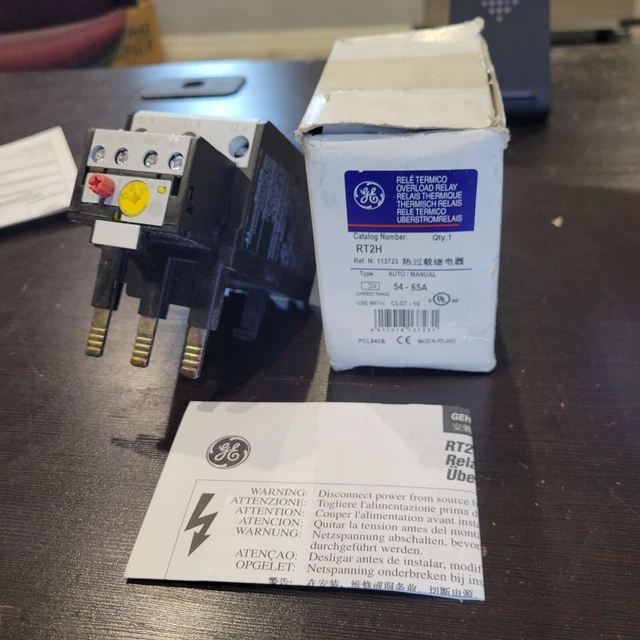 RT2H GE 5465A Thermal Overload Relay GENERAL ELECTRIC NEW NIB USA SALE