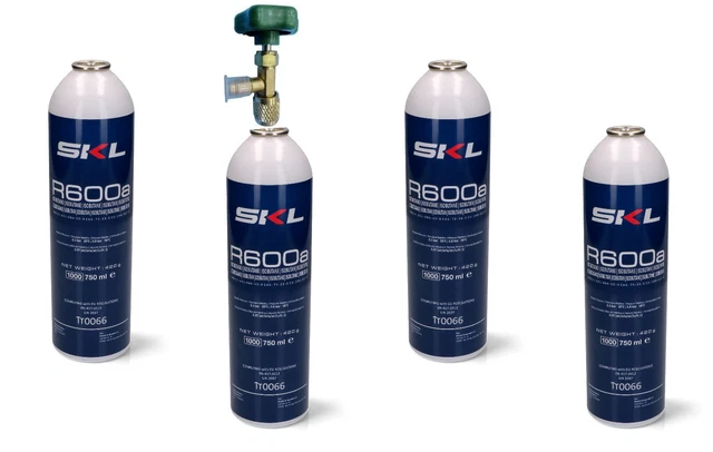 4 Bombole Gas Refrigerante R600A Da 420g - Per Frigo, Congelatore, Freezer, Attacco 7/16 SAE - Foto 6