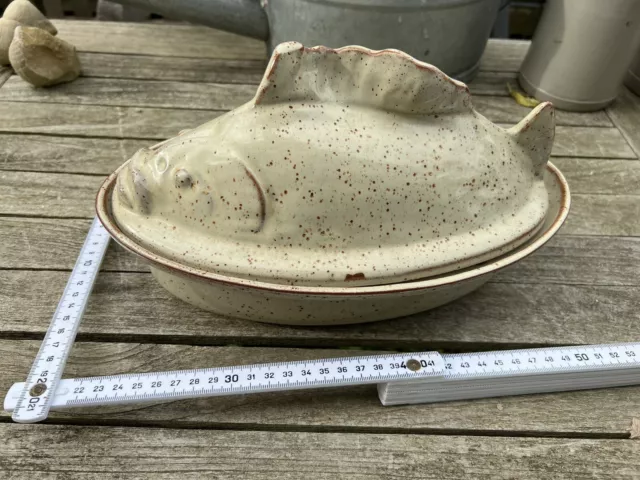 FISCH TOPF HERINGS Matjes Fisch Terrine Deckel Form Naumburg Keramik ...