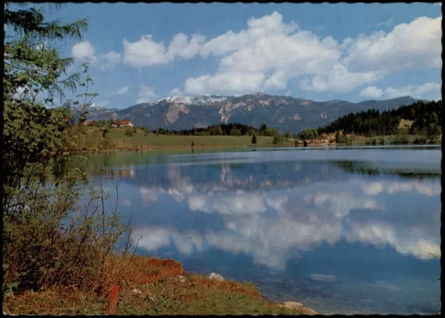 .Österreich Gleinkersee, Oberösterreich gegen Sengsengebirge 1980 2