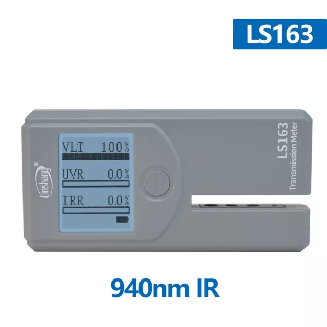 Solar Film Transmission Light Meter Test Window Tint VLT UV IR Rejection Tester