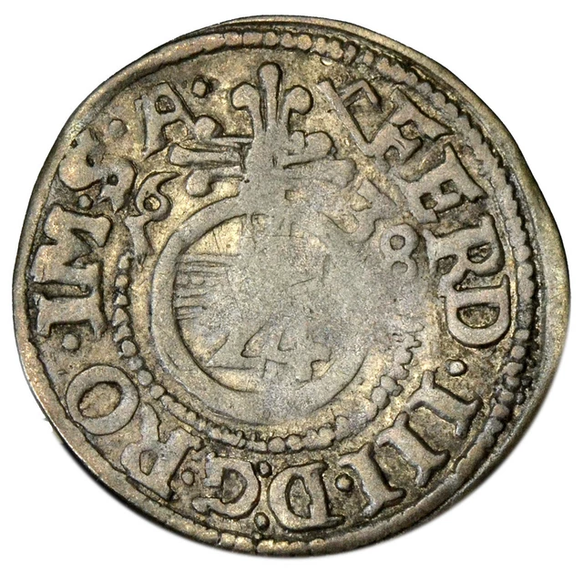 SCHAUMBURG-PINNEBERG 1/24 Thaler (Groschen) 1638 Silver VF Mint: Oldendorf Rare!
