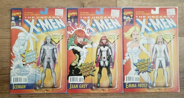 Uncanny X-Men 600 Action Figure Variant Emma Frost Jean Grey Iceman Christopher
