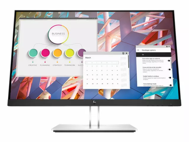 HP Monitor E24 G4 FHD 60,5cm 23,8Zoll HDMI USB port VGA DisplayPort