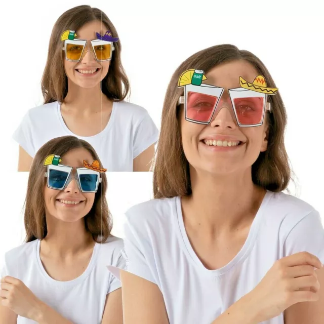 Mexican Sunglasses BBQ Party Fancy Dress Costume Sombrero Glasses Funny Novelty