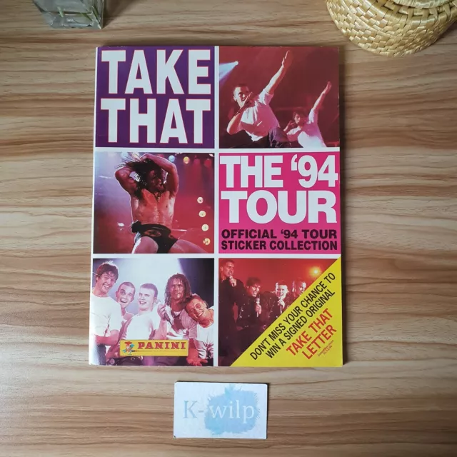Take That - The 94 Tour - Official Sticker Collection - Panini