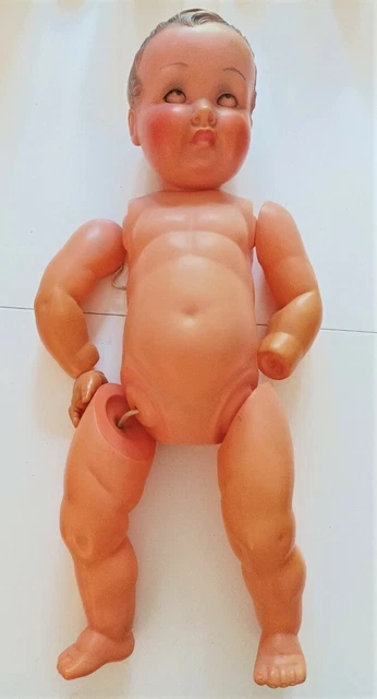 Grand Poupon Baigneur En Celluloïd 70 Cm - Vintage Sans Marque - Occasion