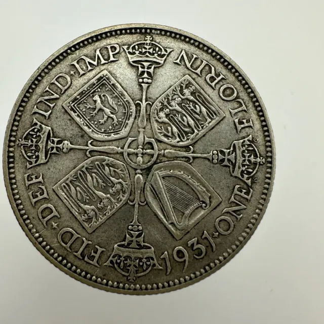 UK GK Great Britain Florin  Silver 1931 (Rx1121877/143)