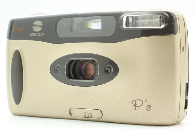 [Exc+5] Minolta P's Panorama Point & Shoot 35mm Film Camera From JAPAN