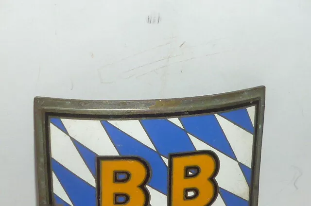 Altes BBK Kaiserslautern Emailschild Schild Barbarossa Brauerei Emailleschild ! 3