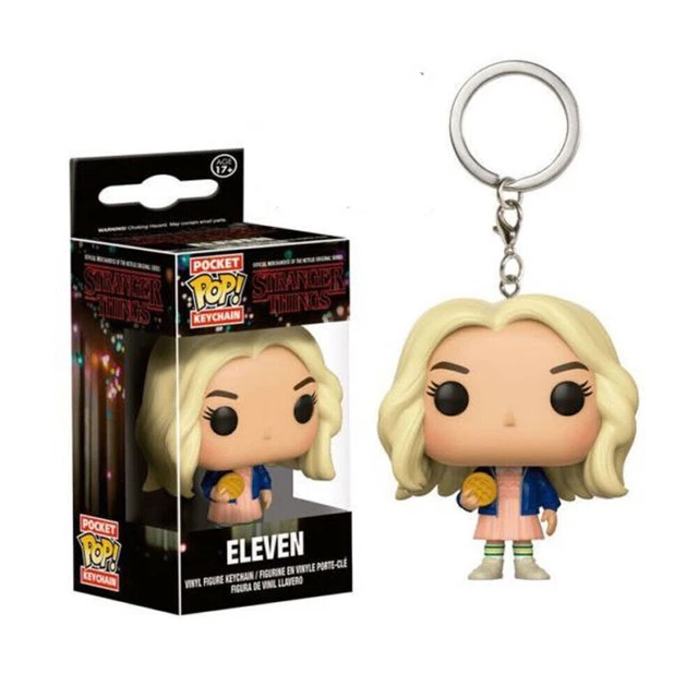 New Eleven Long Hair Funko Pop Pocket Keychain Figure Pendant Toys In Stock