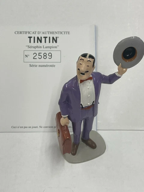 TINTIN PIXI DUPOND T assis 46923 avec boite bleu et certificat neuf. EUR 206,10 - FR