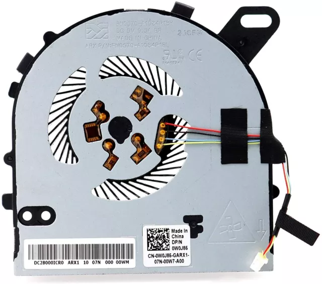 CPU Cooling Fan For DELL Inspiron 15 7572 7560 Vostro 5468 5568 0W0J85 0W0J86 #