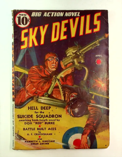 Sky Devils Pulp Apr 1939 Vol. 1 #5 GD/VG 3.0