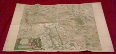 ERZSTIFT MAINZ - Kurmainz in einer Karte der Barockzeit 1700 - Replikat