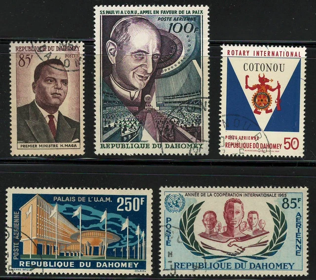 Da Stamp DAHOMEY 1965-69 Very Fine Mint Precancel Nh Stamps Set $1.75 - PicClick CA