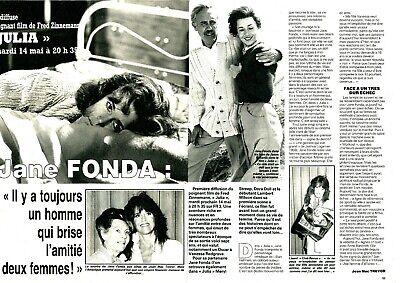 clipping coupure de presse Jane et Henry Fonda 1982 