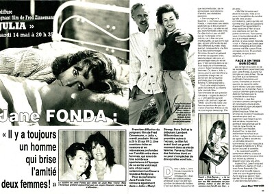 clipping coupure de presse Jane et Henry Fonda 1982 