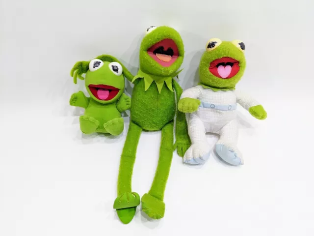 Vintage FISHER PRICE KERMIT THE FROG 1978 #850 Jim Henson Muppet plus two others