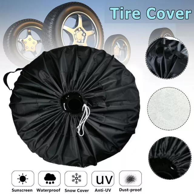Universal Car Spare Tire Cover Tyre Wheel Storage Bag Fit Van Caravan Truck