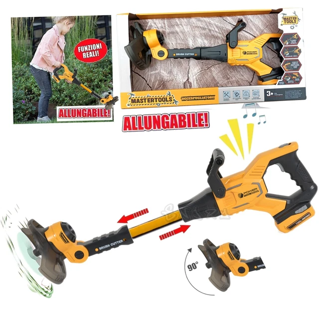 Tagliaerba Giocattolo Con Bolle Di Sapone, Luci E Suoni, Decespugliatore Per Bambini, Gioco Outdoor