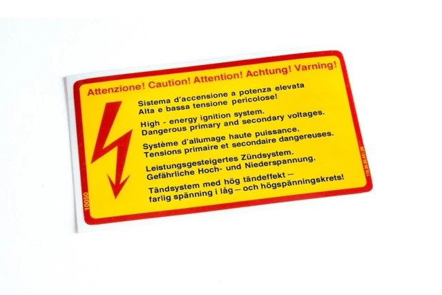 ADESIVO &ALTA TENSIONE& Per Alfa Romeo ALFETTA - GTV - GTV6 - GIULIETTA - Foto 10