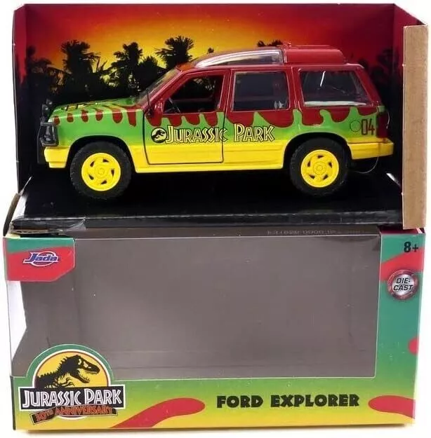 Jada Toys Jurassic Park - 1993 Movie 30th Anniversary Ford Explorer 1:32 Scale 3