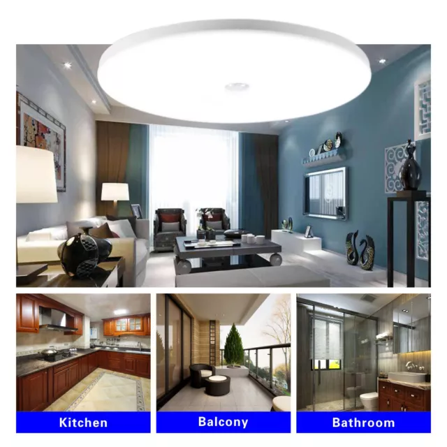 LED PIR Motion Sensor Ceiling Light Modern Lamp 18W 12W For Hallway Corridor