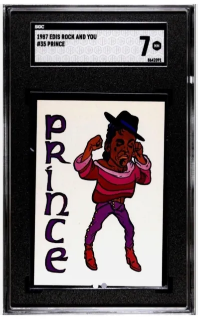 1987 PRINCE trading card Edis Rock & You #35 SGC 7 pop 1 highest HOF rare