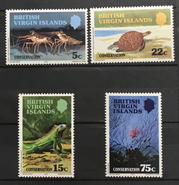 British Virgin Islands - 1978 Wildlife Conservation Complete Set Nhm Sg 397-400
