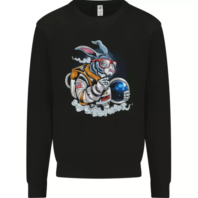 Felpa maglione Space Bunny Funny Astronaut Space Rabbit da uomo