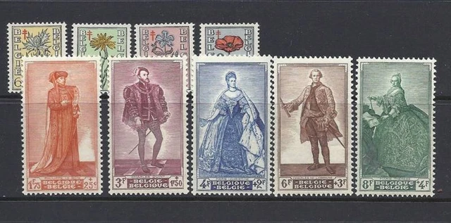 Belgique 1949 Bien Être Ensemble MNH / Mlh
