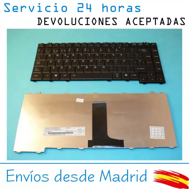 TECLADO PARA PORTATIL TOSHIBA TECRA11 Series EN ESPAÑOL NEGRO NUEVO repuesto